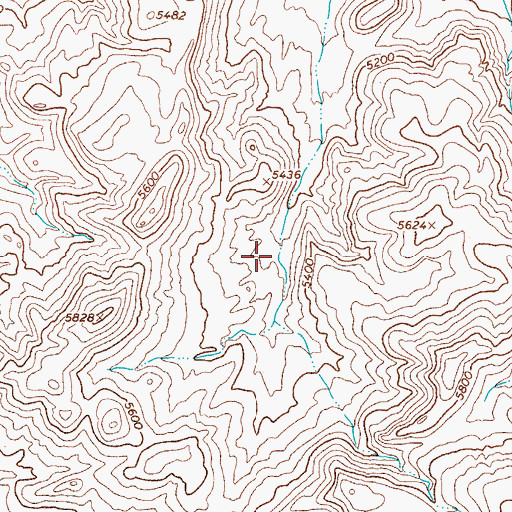 Topographic Map of Belleville Spring, NV