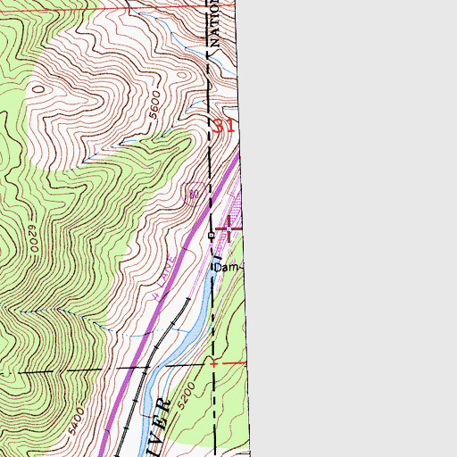 Topographic Map of Calvada Station, NV