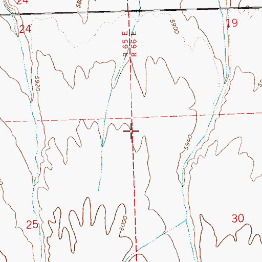 Topographic Map of Railroad Well, NV