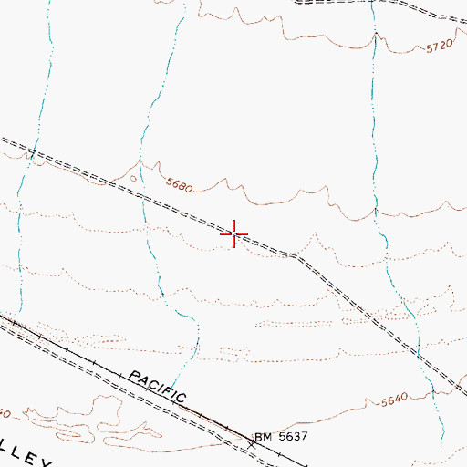 Topographic Map of Golcoa Well, NV