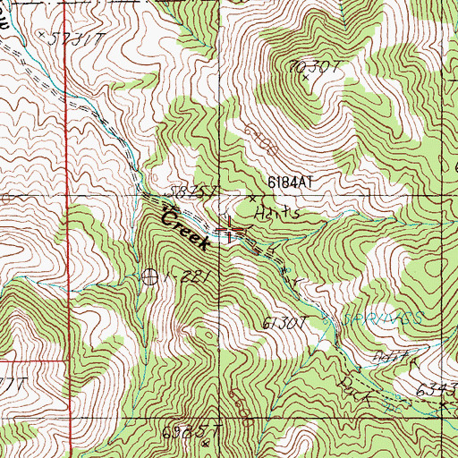 Topographic Map of Mayflower Mine, NV