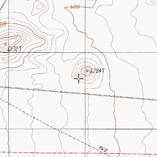 Topographic Map of Adolph Neher Adit, NV