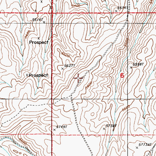 Topographic Map of Carlin Mining District, NV