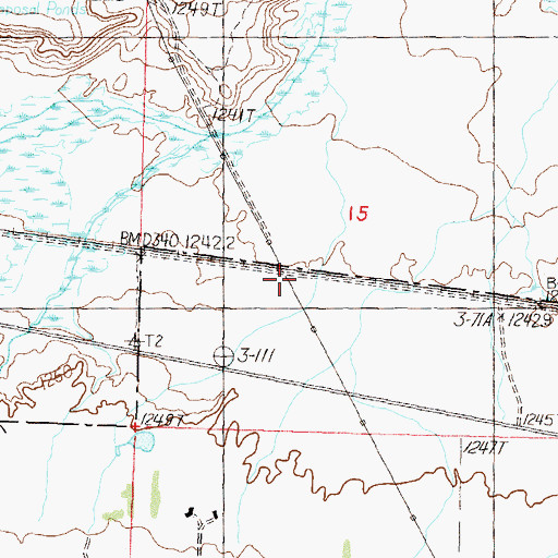 Topographic Map of Argo, NV