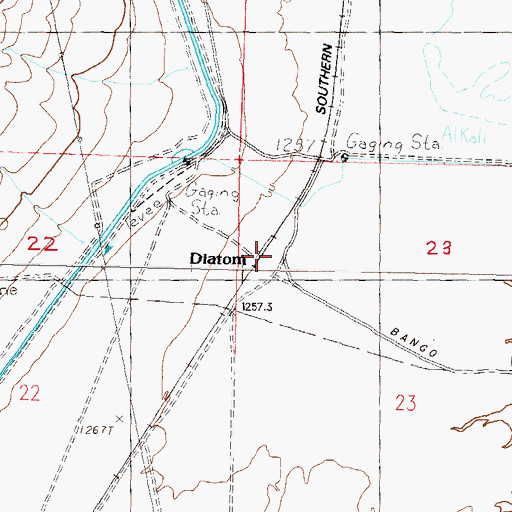 Topographic Map of Diatom, NV