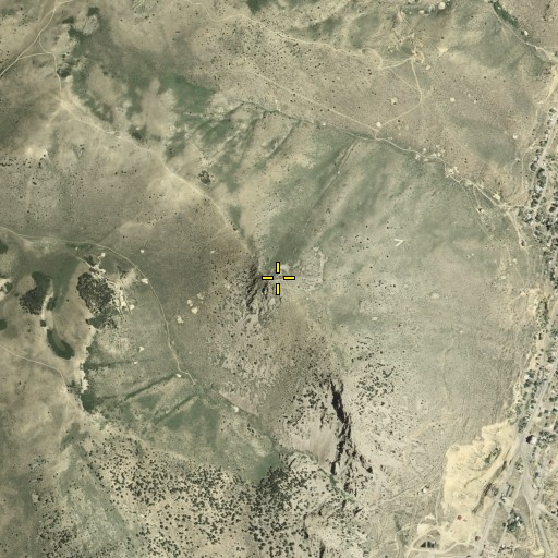 Aerial/Satellite Image of Mount Davidson, NV
