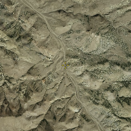 Aerial/Satellite Image of Gillis Spring, NV