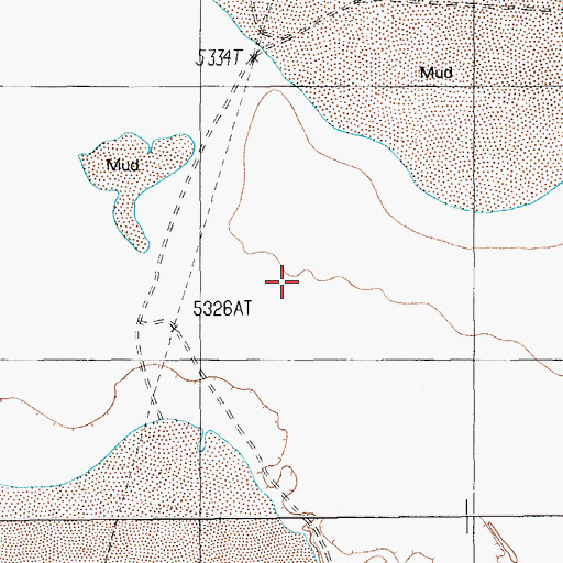 Topographic Map of Kawich Valley, NV