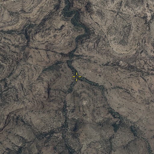 Aerial/Satellite Image of Negro Henry Canyon, AZ