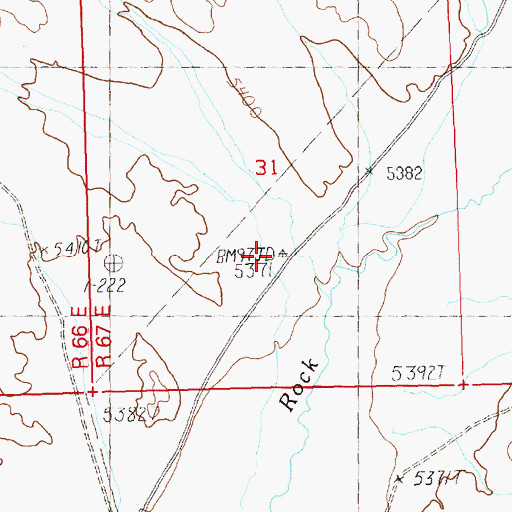 Topographic Map of Texas Spring Canyon, NV