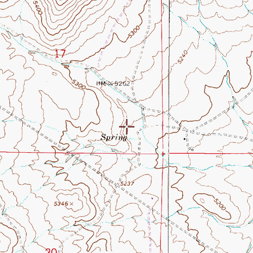 Topographic Map of Schmellzer Farm (historical), NV