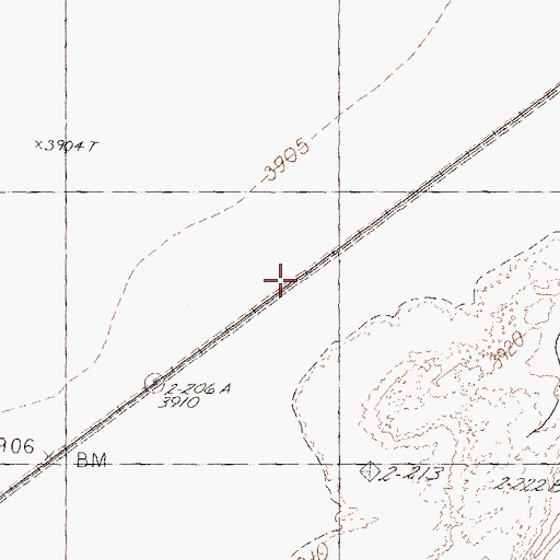 Topographic Map of Ascalon (historical), NV