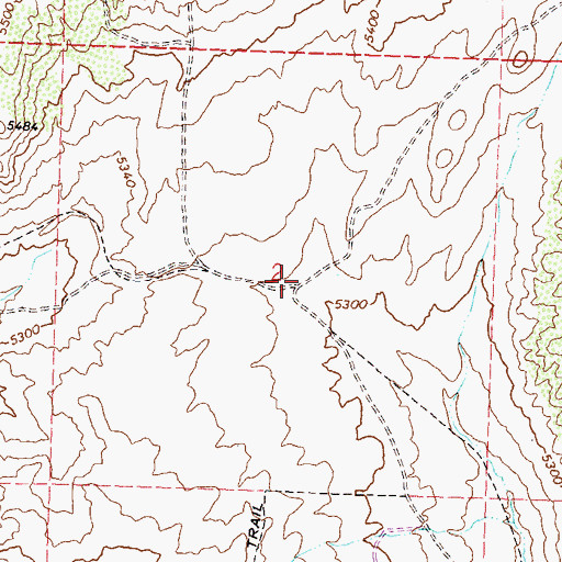 Topographic Map of Francis Station (historical), NV