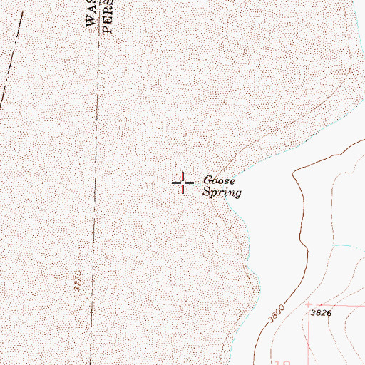 Topographic Map of Winnemucca National Wildlife Refuge (historical), NV