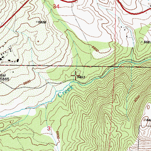 Topographic Map of Haskells Mill (historical), NV