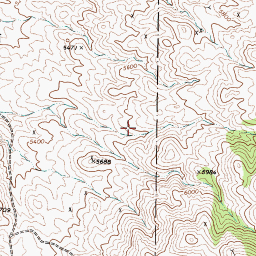 Topographic Map of Fairview Mining District, NV