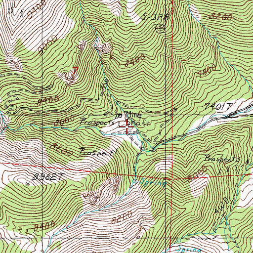 Topographic Map of Cory Mine, NV