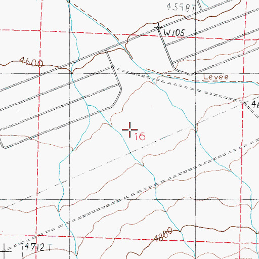 Topographic Map of Hawthorne Mining District, NV
