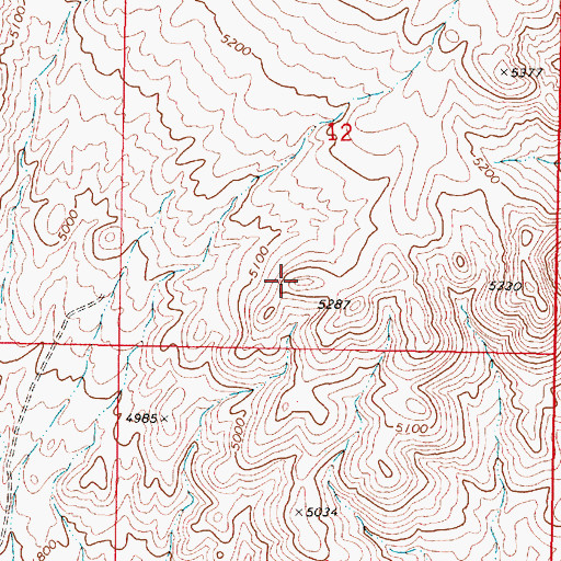 Topographic Map of San Jacinto Mining District, NV