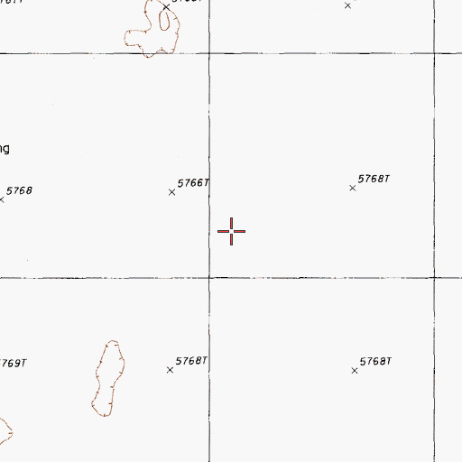 Topographic Map of Diamond Marsh Mining District, NV