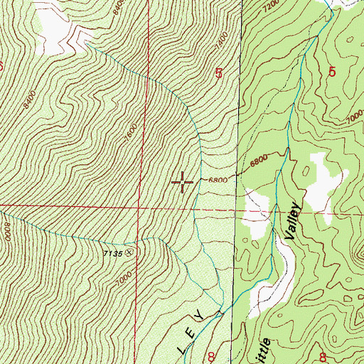 Topographic Map of Whittell Forest and Wildlife Management Area, NV
