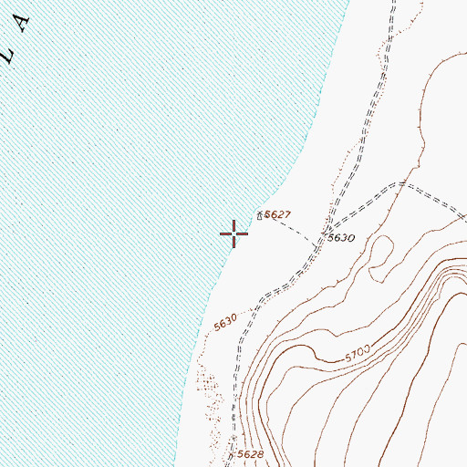 Topographic Map of Black Camp, NV