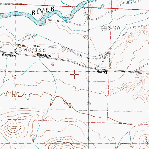 Topographic Map of Davis Station, NV