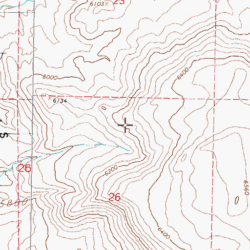 Topographic Map of Sulphide Mining District, NV