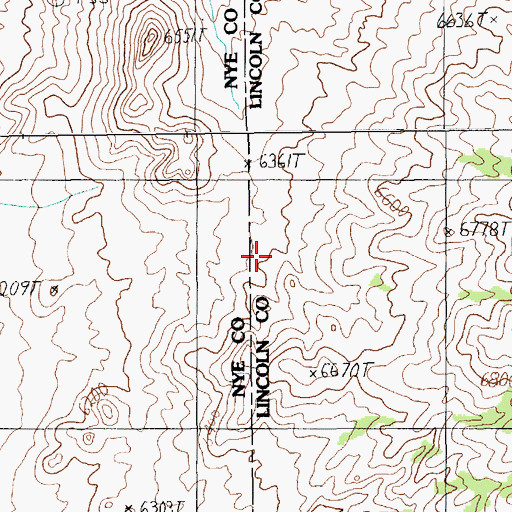 Topographic Map of Seeps Spring, NV