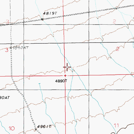 Topographic Map of Southeastern Well, NV