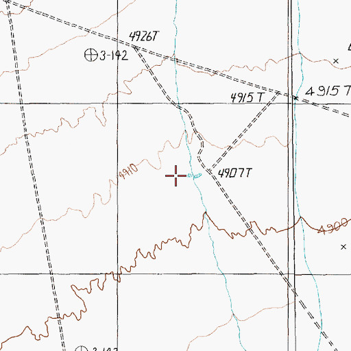 Topographic Map of Able Reservoir, NV