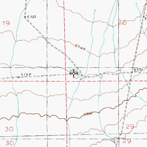Topographic Map of Spruce Well, NV
