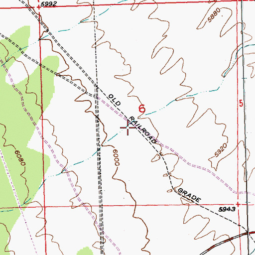 Topographic Map of Half Moon Switch, NV