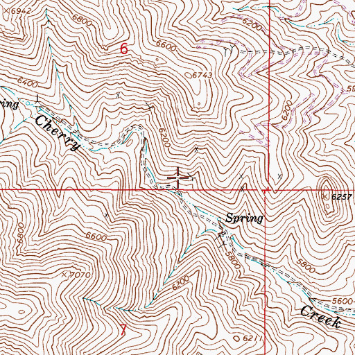 Topographic Map of Eason Gomez Smelser Mine, NV