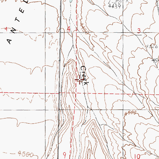 Topographic Map of McClosky Ranch, NV