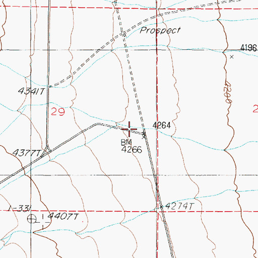 Topographic Map of Zimmershed Ranch, NV