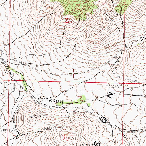 Topographic Map of Lay Ranch, NV
