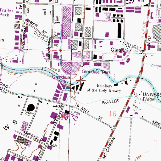 Topographic Map of Eastman Mill, NV