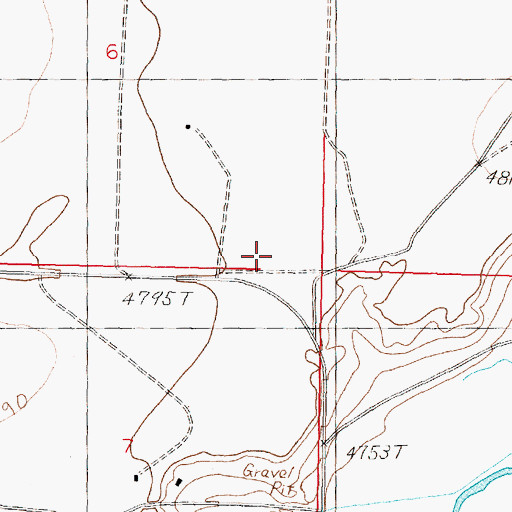 Topographic Map of Rosaschi Air Park, NV