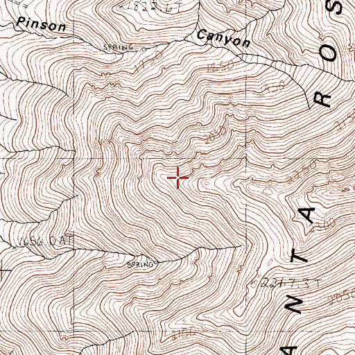 Topographic Map of Sherman Mining District, NV