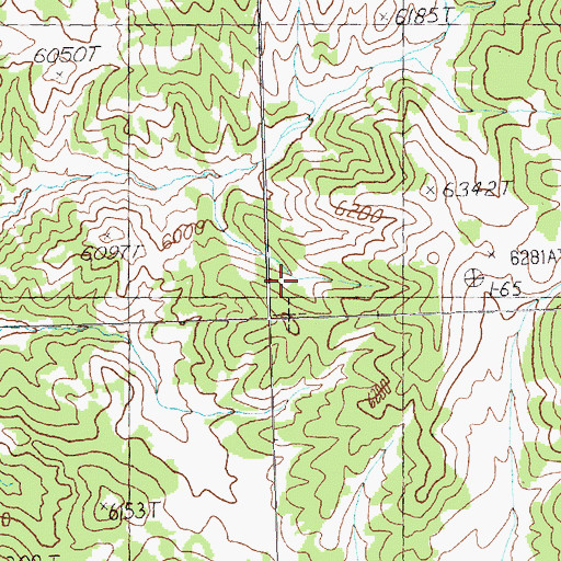 Topographic Map of Goose Creek Mountains, NV