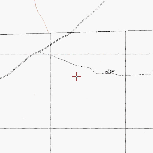 Topographic Map of Black Butte Well, NV