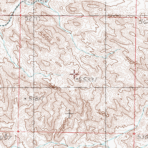 Topographic Map of Buckley Mining District, NV