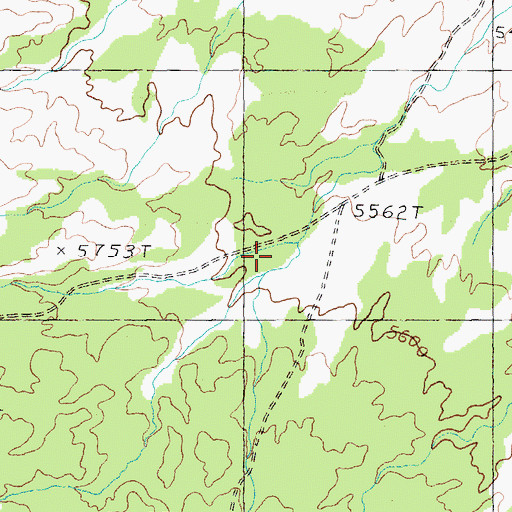 Topographic Map of Davis Cabin, NV