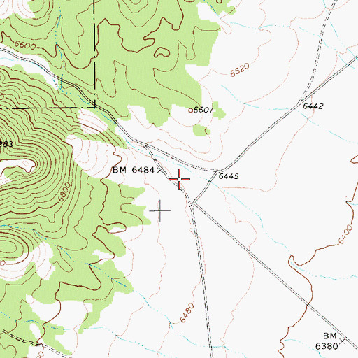 Topographic Map of Priors (historical), NV