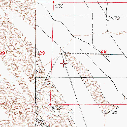 Topographic Map of Stanley A Tanner Well, NV