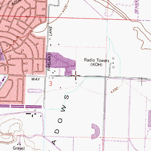 Topographic Map of Truckee Meadows Child Development Center, NV
