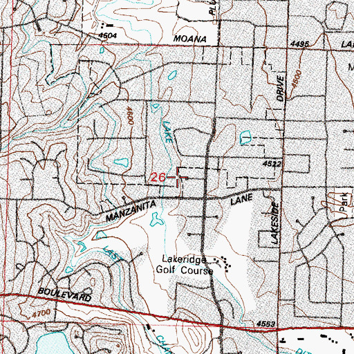 Topographic Map of Parragari Well, NV