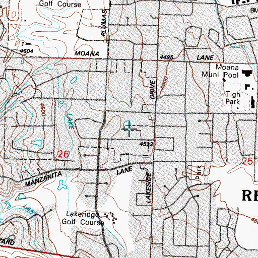 Topographic Map of Hobson Well, NV