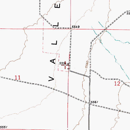 Topographic Map of Darrough Ranch Well, NV